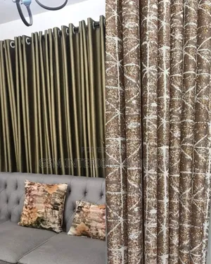 Chocolate-Brown Home Curtains for Brown Theme Interiors