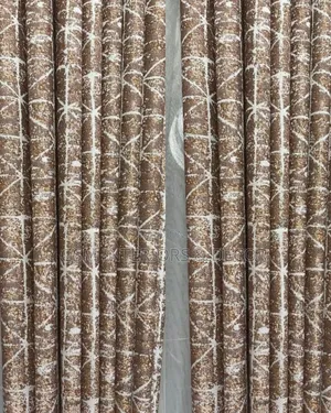 Deep Brown Heavy Fabric Curtains