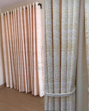 Soft Fabric Curtains and Sheers for Modern Living Rooms/Interiors