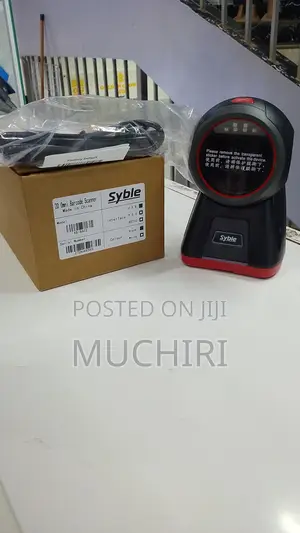 Table Mount Bar Code Scanner Round 2d Xb 8602