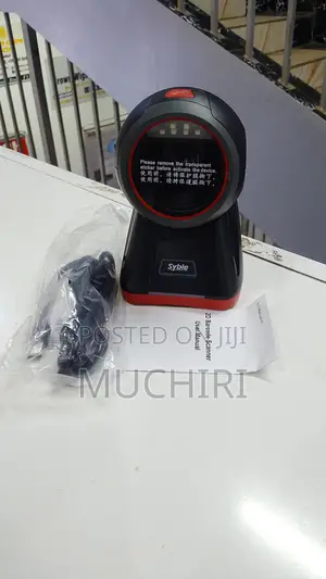 Table Mount Bar Code Scanner Round 2d Xb 8602