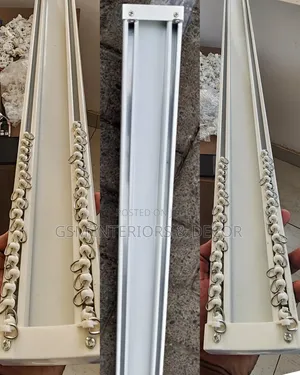 Aluminium Curtains Rails in Double Strands With Glinders