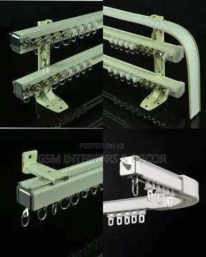 Aluminium Curtain Rails in Bendable and Straight Designs