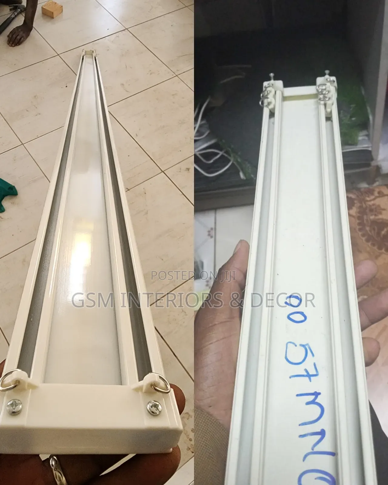 Flat Bar With Aluminium Curtain Rails for Hooks Curtains