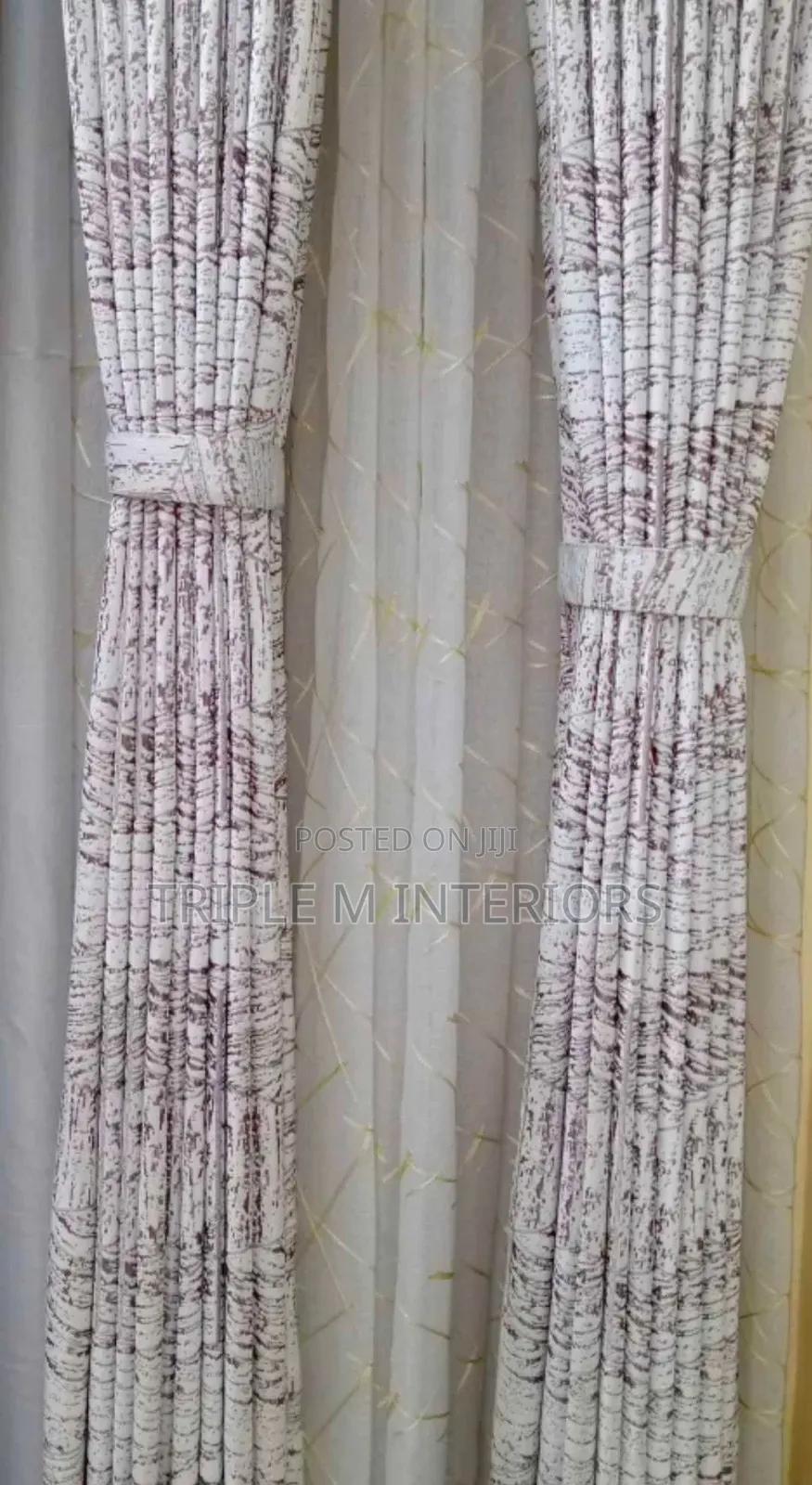 Luxurious Modern Silk Curtains  Fabric