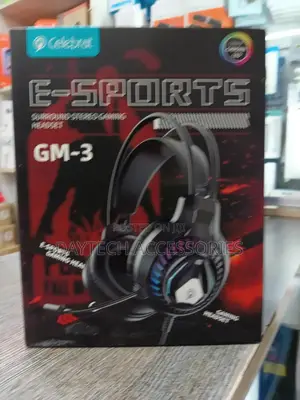 Celebrat Gm-3 Wired Gaming Headset With Chroma Led Lighting.
