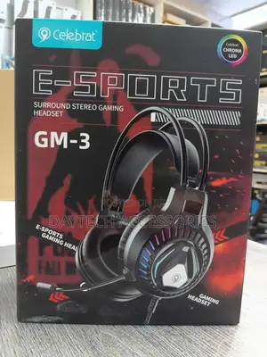 Celebrat Gm-3 E-Sports Gaming Headset With Surround Stereo