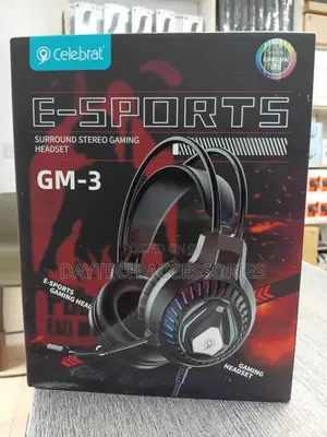 Celebrat Gm-3 Professional Gaming Headphone - Black