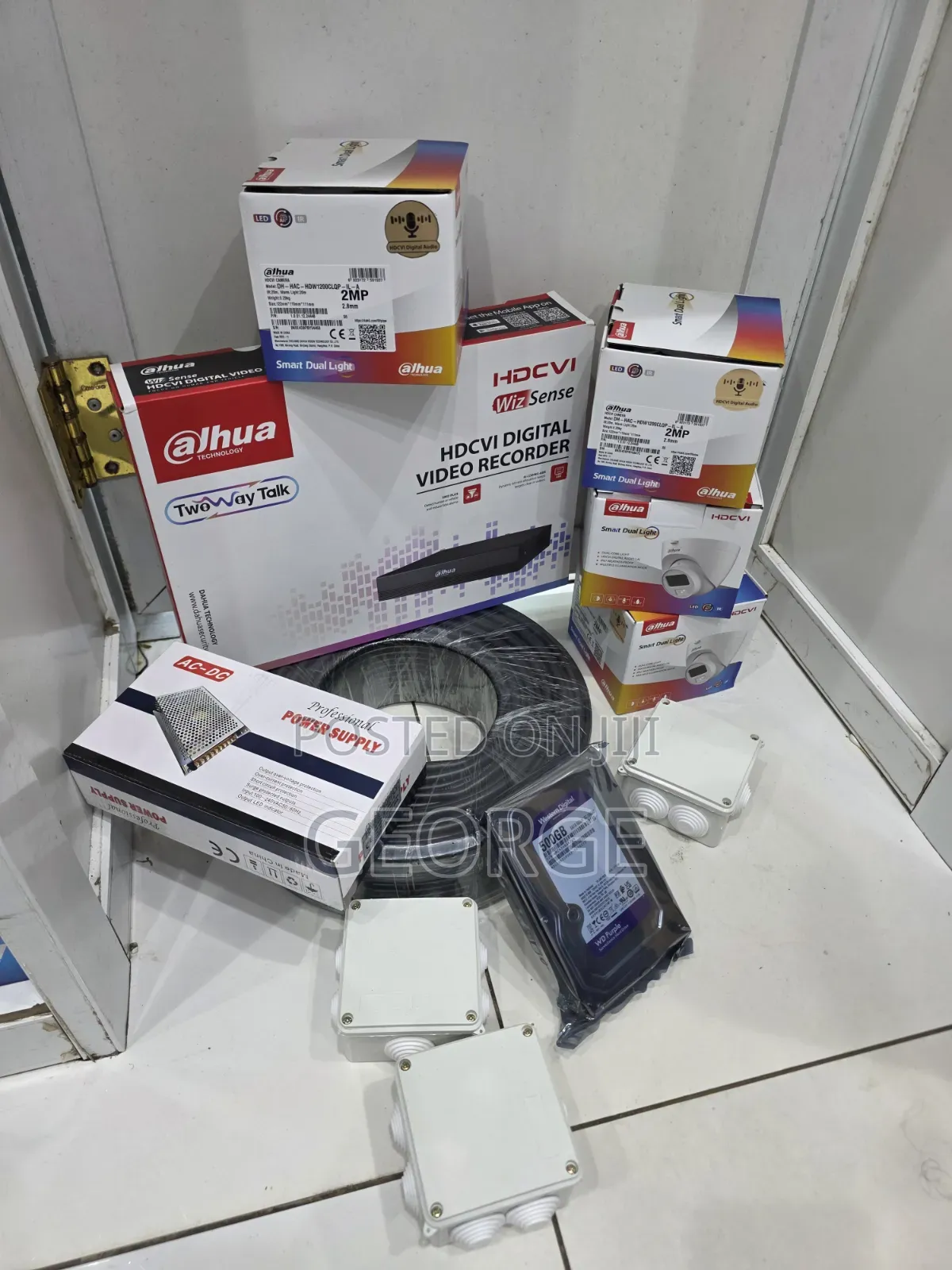 Dahua Smart Hybrid CCTV Kit – Complete 4 Camera Security System