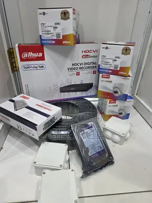 Dahua CCTV 4 Channel Hybrid Kit With Night Vision Cameras