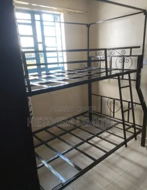 Space-Saving Double Deck Bed With Mosquito Rails – Strong Durable