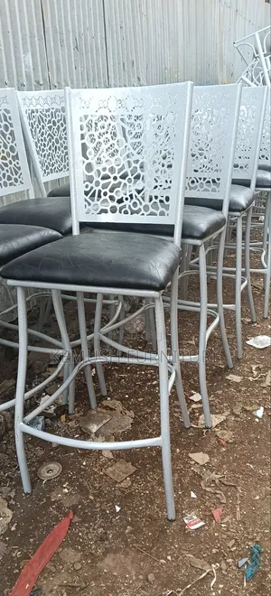 High Stools in White and Black