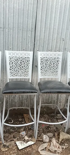 High Stools in White and Black