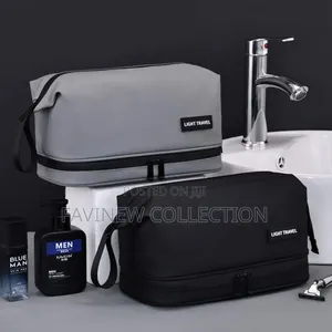 Double Layer Portable Travel Cosmetic Bag