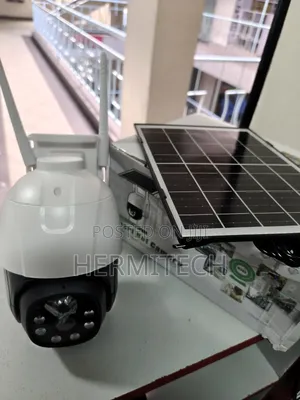 Solar Powered PTZ Single Lens Screen Display 4g Smart