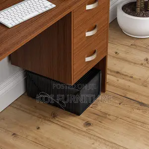 Office Desk : 1.2m Computer Desk in Modern Walnut –