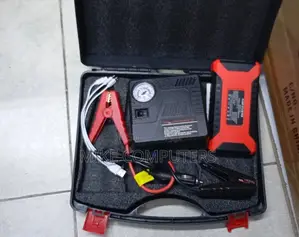 12v Portable Car Jump Starter Tire Inflator for Emergency Use
