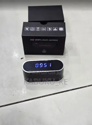 Nanny Camera Digital Table Clock Wifi Camera