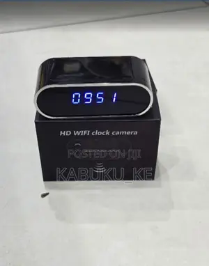 Digital Clock With Hidden Camera - Smart Home Security