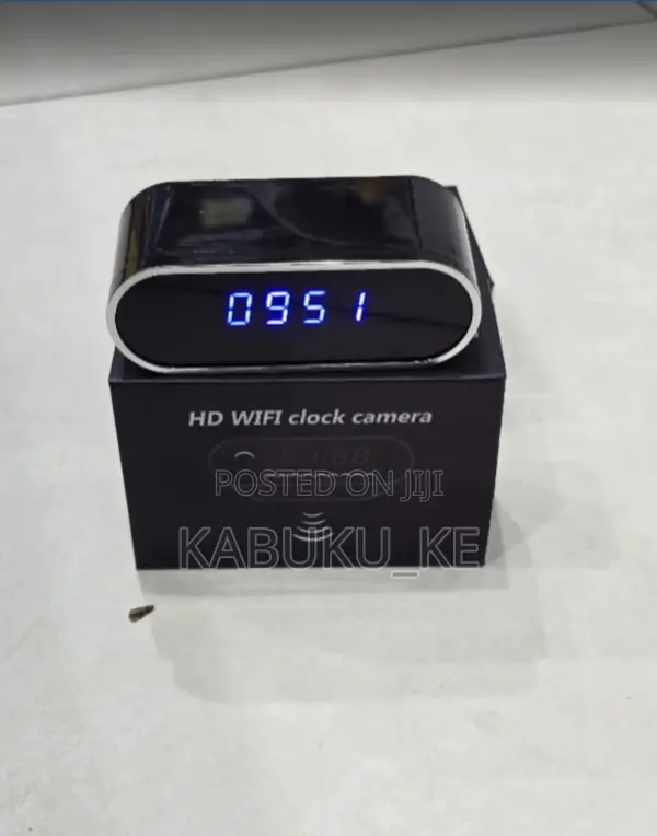 Digital Clock With Hidden Camera - Smart Home Security