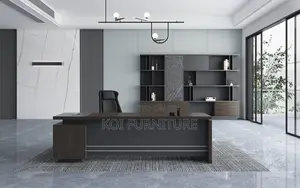 Office Desk : 1.6m Modern Executive Corner Office Desk