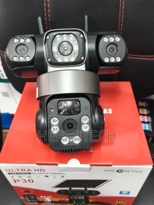 Triple Lens Display Screens Wifi Smart Outdoor Use Solar Energy