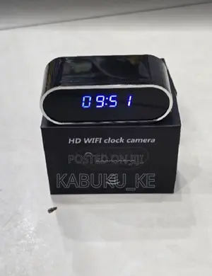 Spy Table Clock Camera - Discreet Home Security Wifi Camera