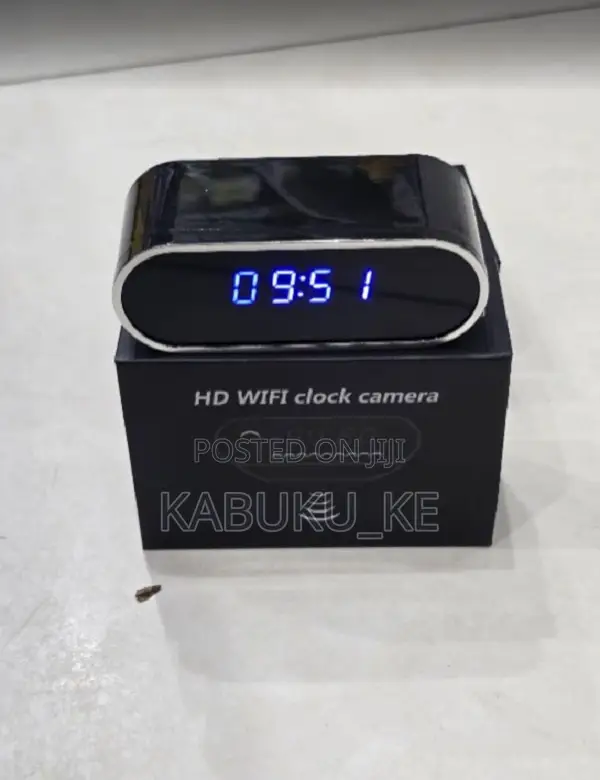 Spy Table Clock Camera - Discreet Home Security Wifi Camera