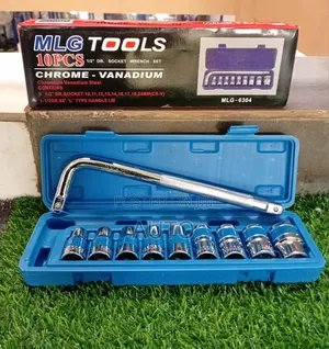 Mlg Tools 10pcs 1/2 Drive Socket Wrench Set – Chrome Vanadium