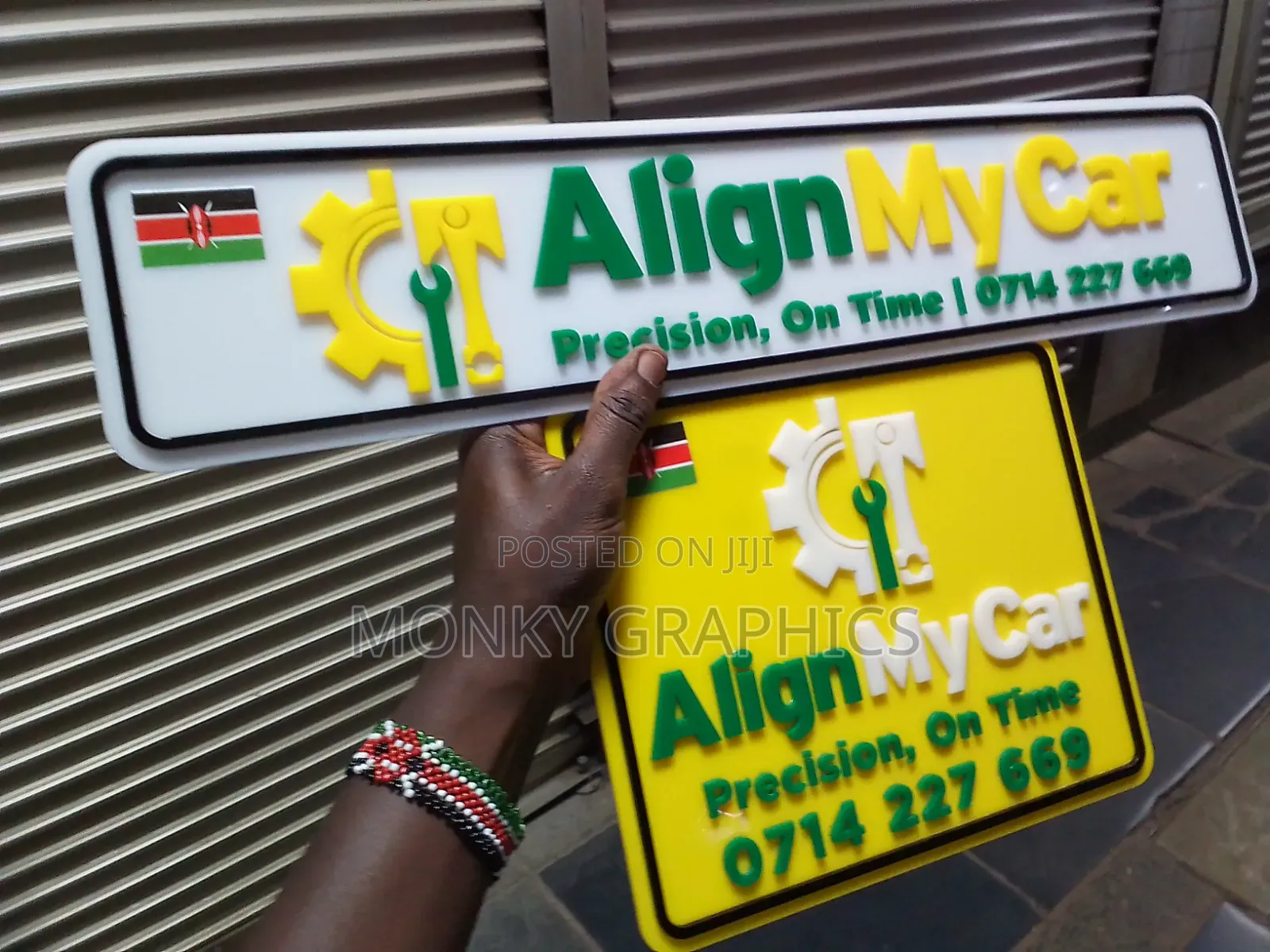 Customized 2d Perspex Nameplate/Numberplates