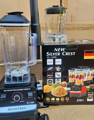 8400watts Silver Crest Blender Has 2 Jars/Blender
