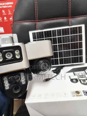 All Three PTZ Lens CCTV Solar Powered 4g Model