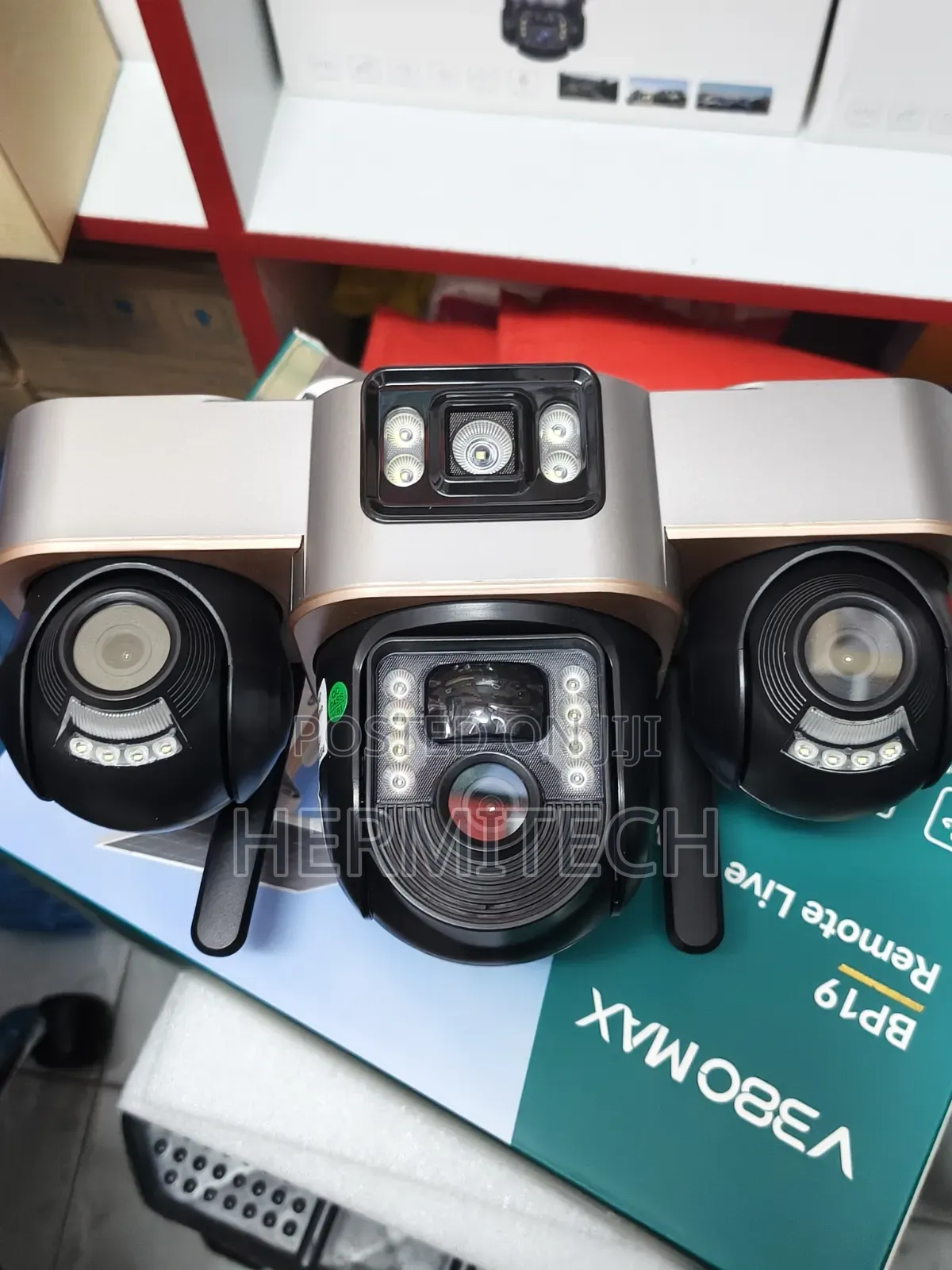 Clear View Triple Lens 4g Smart Solar Powered CCTV Camera