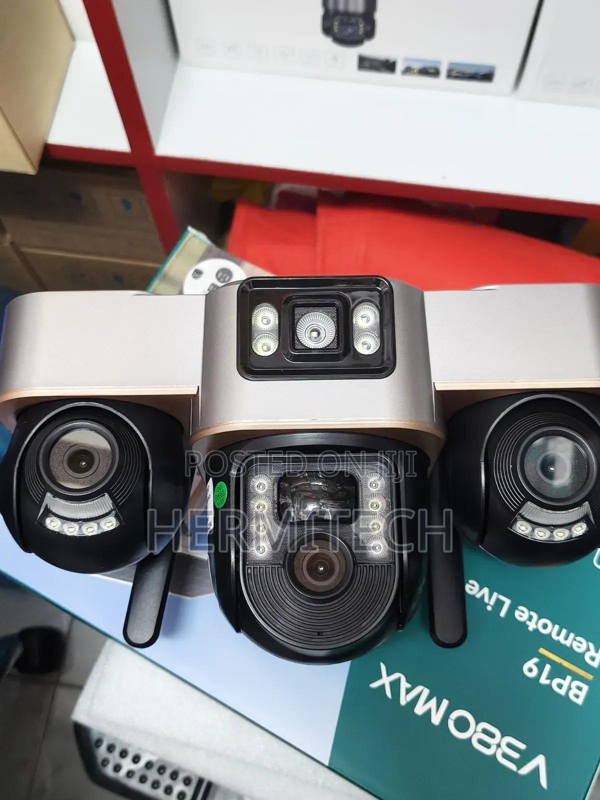 Clear View Triple Lens 4g Smart Solar Powered CCTV Camera