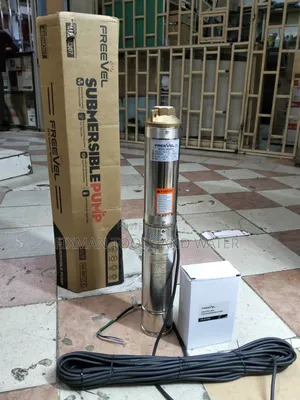 Deep Well Freevel Water Pump 0.5 Hp 370 Watts 49 M Head 1 Yr Warranty
