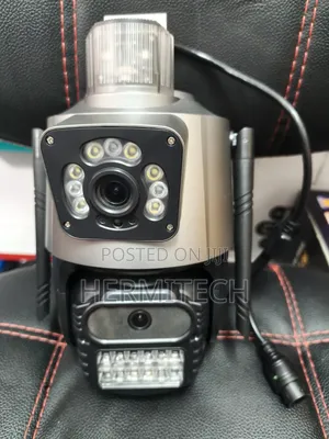 Electric Powered PTZ Dual Lens 4g Model Has Ethernet Cable