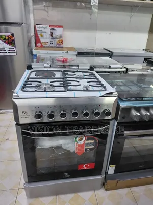 Bj's Everest 60*60cm 3g +1e Standing Cooker, Electric Oven Wok Burner