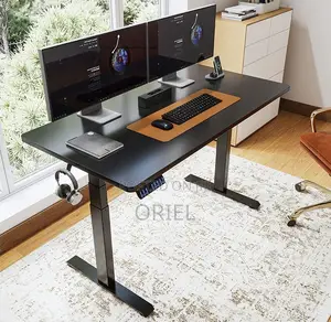 Office Desk : 200cm Height Adjustable Electric Office Computer Desk