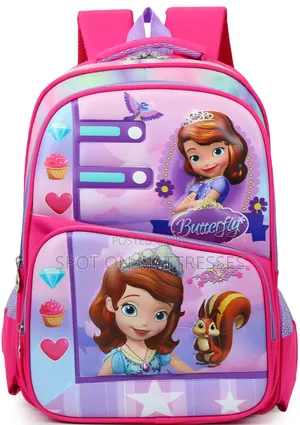 Kids' School Bag for Girls. Pp1 - Grade 3. Countrywide Delivery.