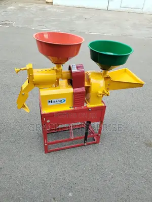 Combined Rice and Disc Mill/ Maize Miller