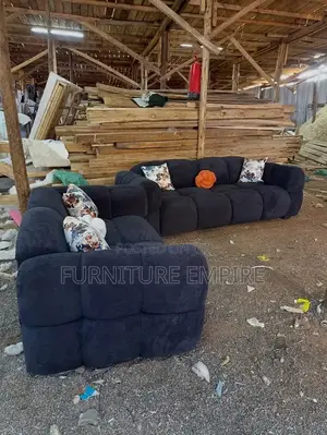 Classic Tufted Upholstered Sofa Set With Cushions