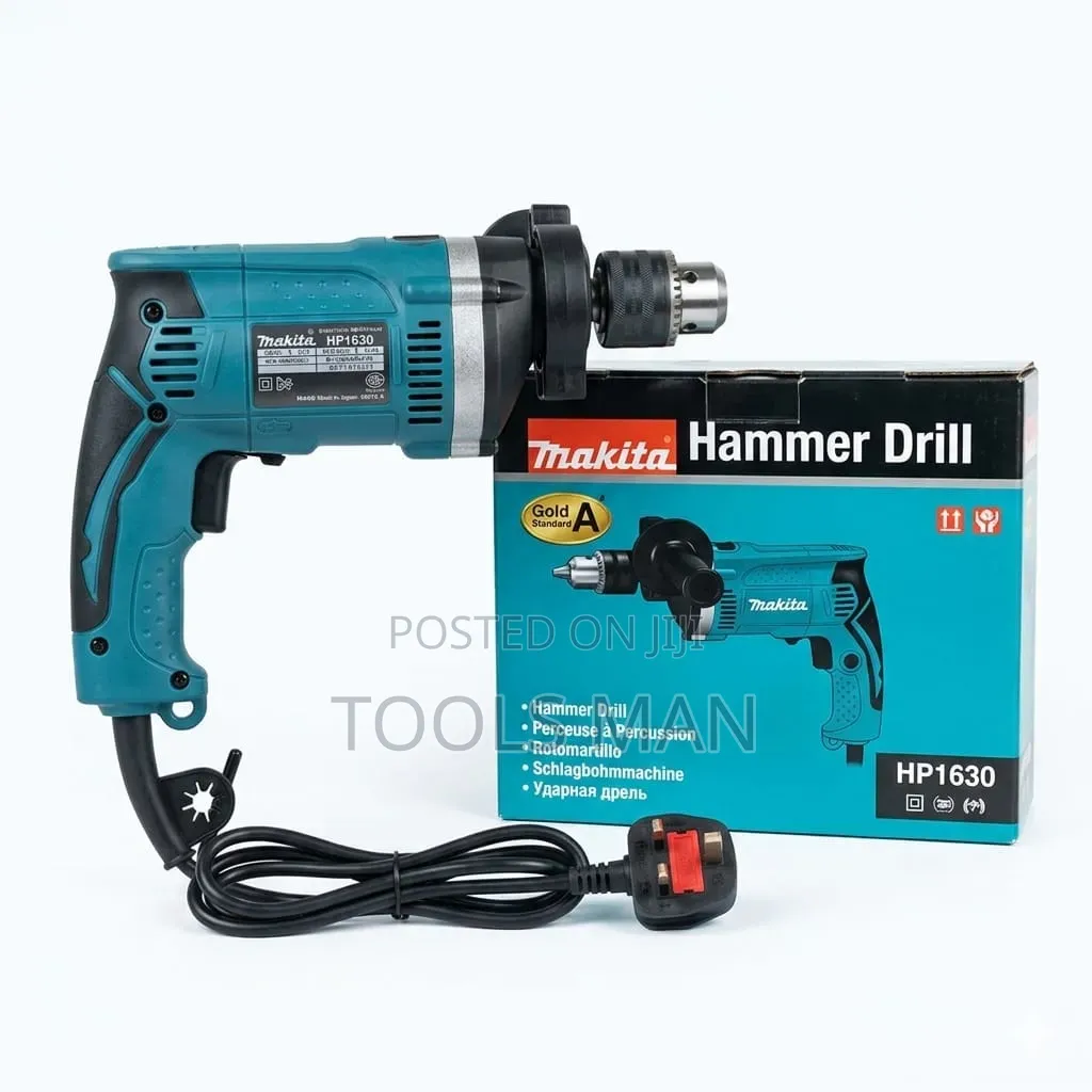 Makita Hp1630 13mm Hammer Drill Professional Power Tool.
