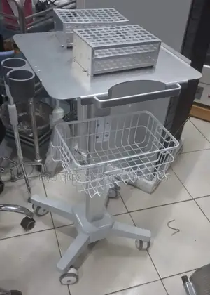 New Metallic Ultrasound Trolley / Ultrasound Stand With Probe Holders