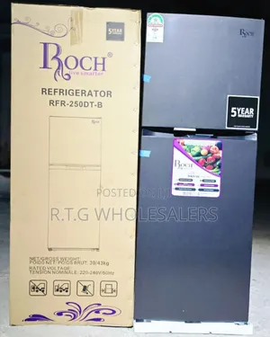 197l Roch RFR-250-Dt-B Energy Saving Fridge – No Frost