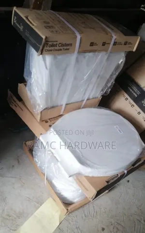 Close Couple Toilet and Seat Cover