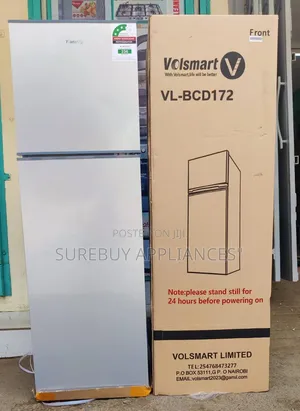 Volsmart 172l Double Door Fridge – Energy Saving Top Freezer