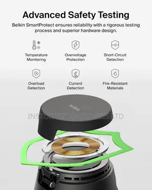 Belkin Ultracharge 3-in-1 Wireless Charging Qi2.2 25w With 45w Adapter