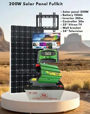 200w Solar Panel Full Kit