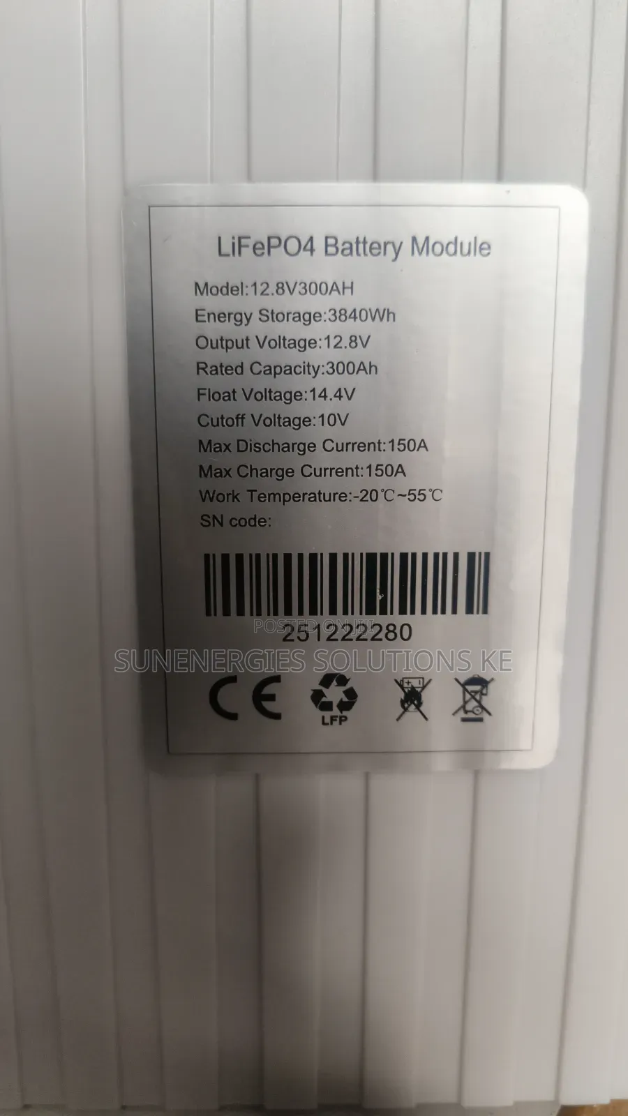 3.84kwh 12.8v 300ah Solarmax Lithium Battery
