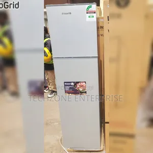 Silver Volsmart 210 Litres Double Door Refrigerator 